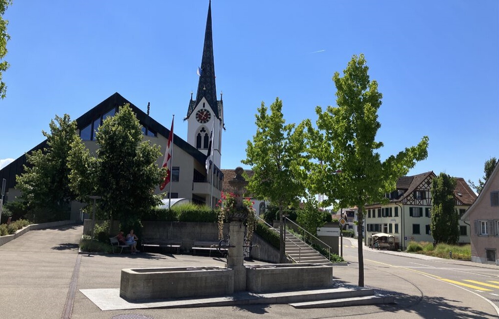 Auf dem Rössliplatz ca. 1990